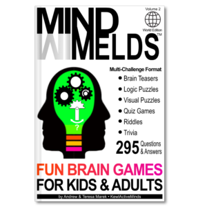 MindMelds Vol2, World Edition - Fun Brain Games for Kids and Adults