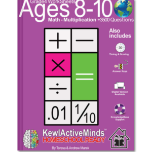HomeSchool Ready Grade 4 Worksheets Math Multiplication