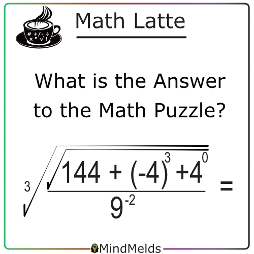 Daily Math Puzzle KewlActiveMinds Brainteaser Brain Game