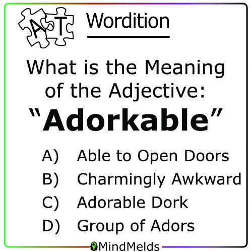 KewlactiveMinds Wordition Word Puzzle Brainteaser