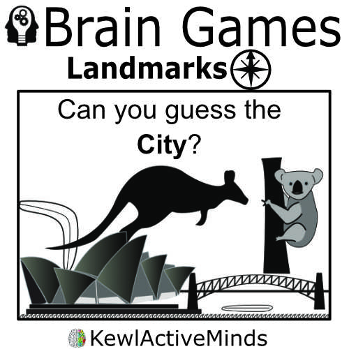 KewlActiveMinds - Travel Puzzles Landmarks Brainteasers Brain Games